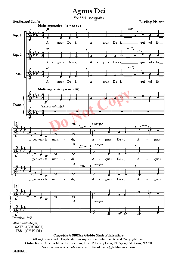Agnus Dei, p.1
