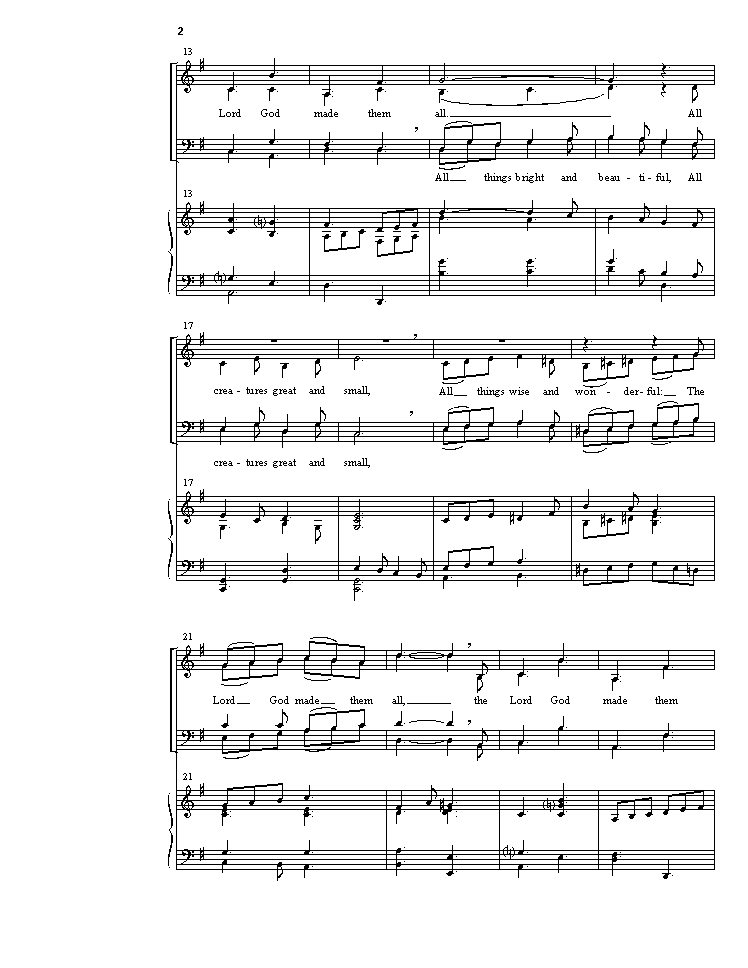 All Things Bright and Beautiful, p.2