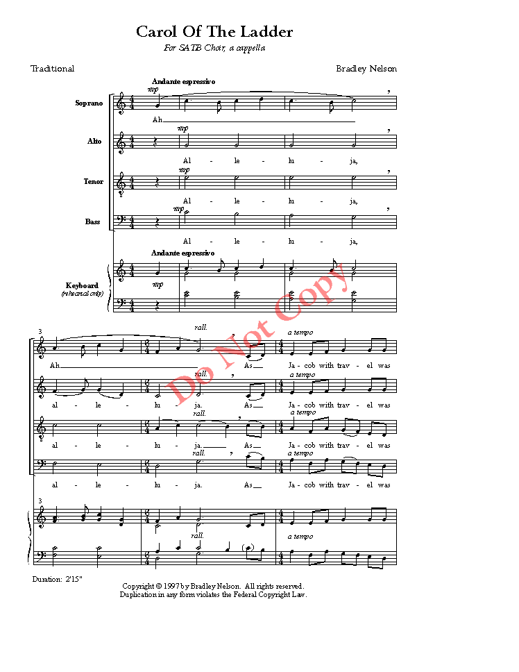 Carol Of The Ladder, p.1