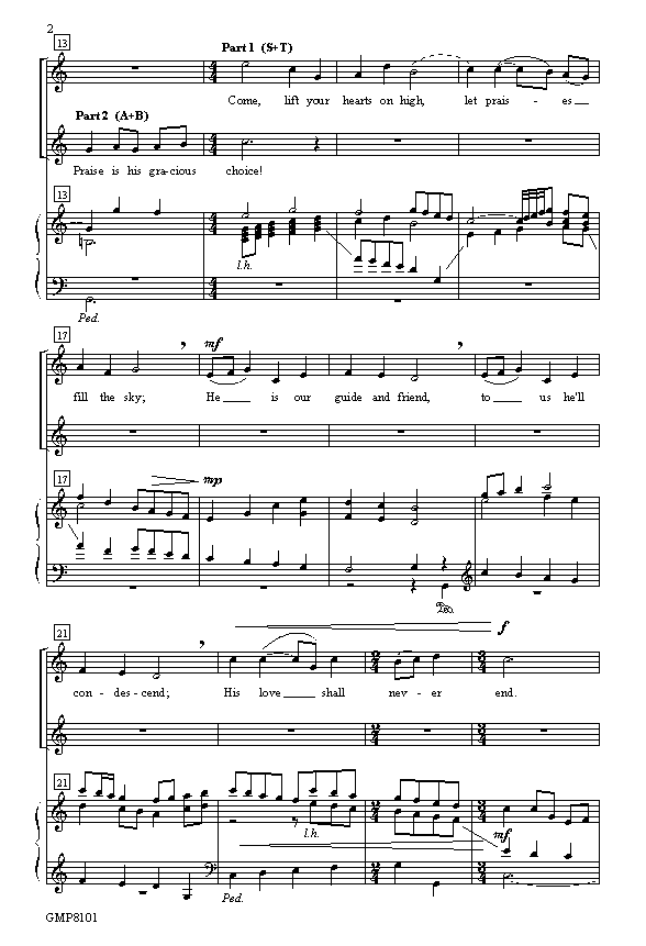 Come, Christians, Join To Sing, p.2