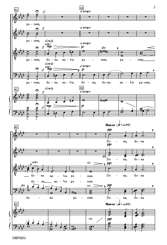 III. Agnus Dei, p.5