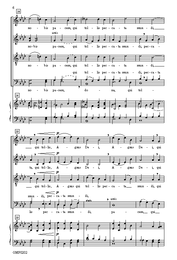 III. Agnus Dei, p.6