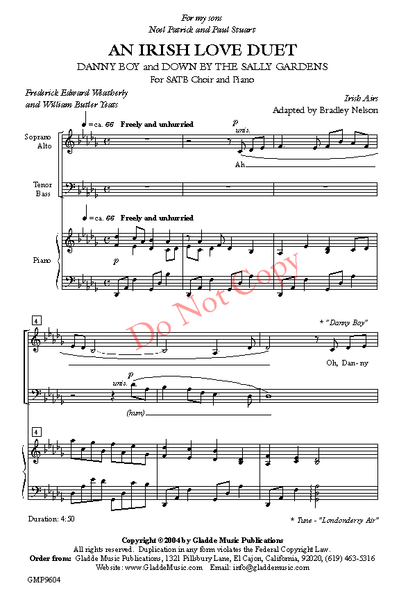 An Irish Love Duet, p.1