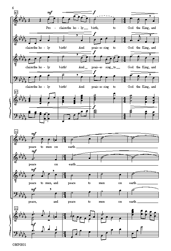 O Little Town of Bethlehem, p.6