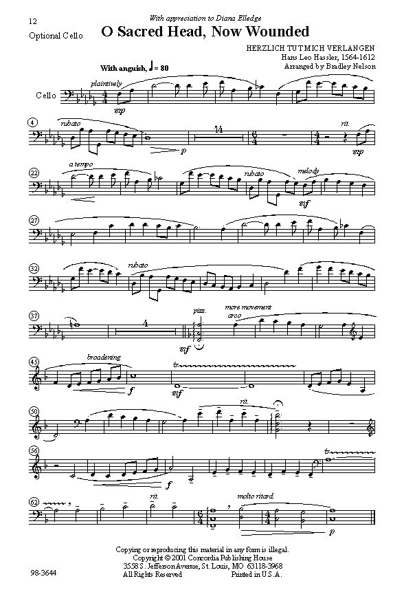 O Sacred Head, Now Wounded-p.12