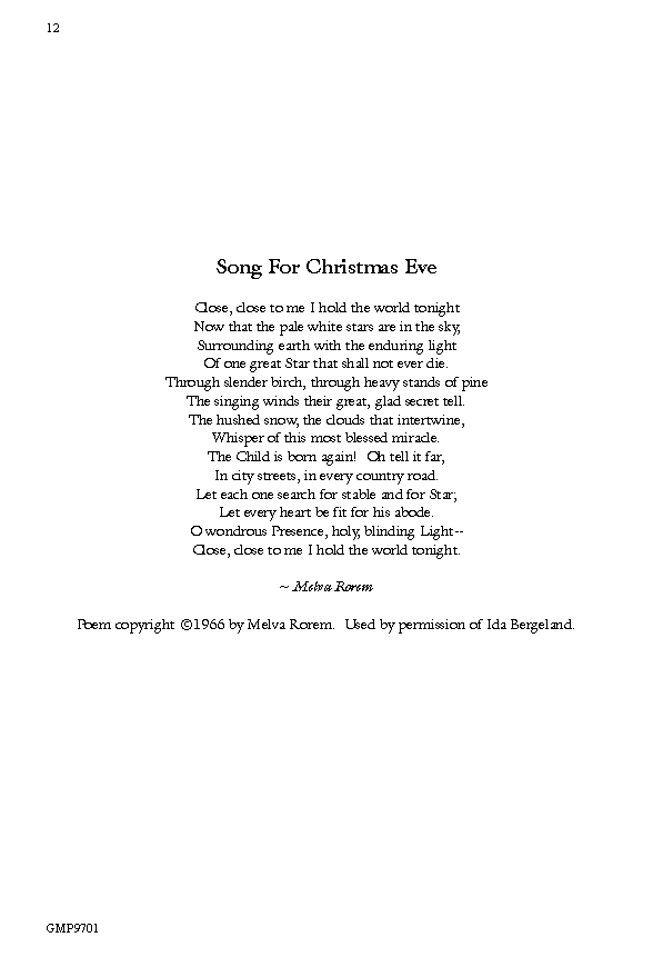 Song For Christmas Eve, p.12